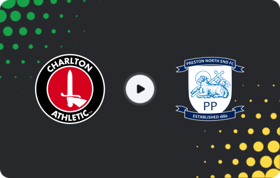 Where to watch Charlton Athletic — Preston, Championship, 11.04.2026