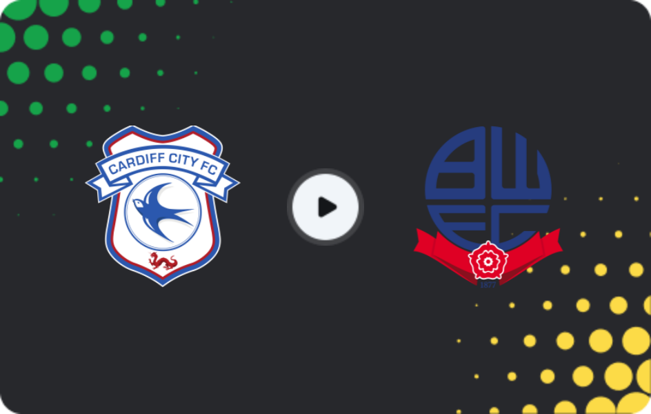 Where to watch Cardiff City — Bolton Wanderers, League One, 11.04.2026