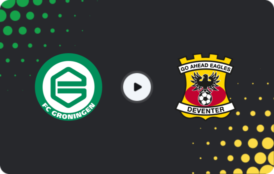 Where to watch Groningen — Go Ahead Eagles, Eredivisie, 11.04.2026