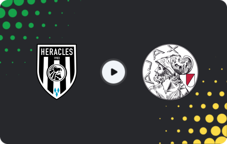 Where to watch Heracles — Ajax, Eredivisie, 11.04.2026
