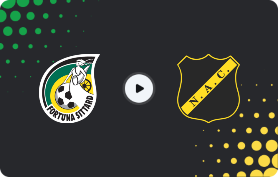 Where to watch Fortuna Sittard — NAC Breda, Eredivisie, 12.04.2026