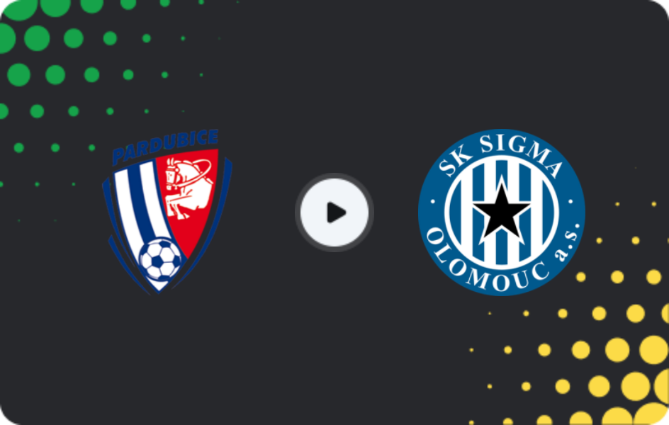 Where to watch Pardubice — Sigma Olomouc, First Liga, 11.04.2026