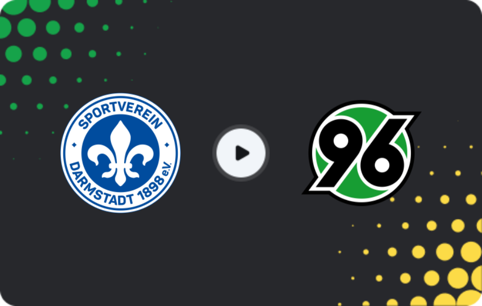 Where to watch Darmstadt — Hannover, 2. Bundesliga, 10.04.2026