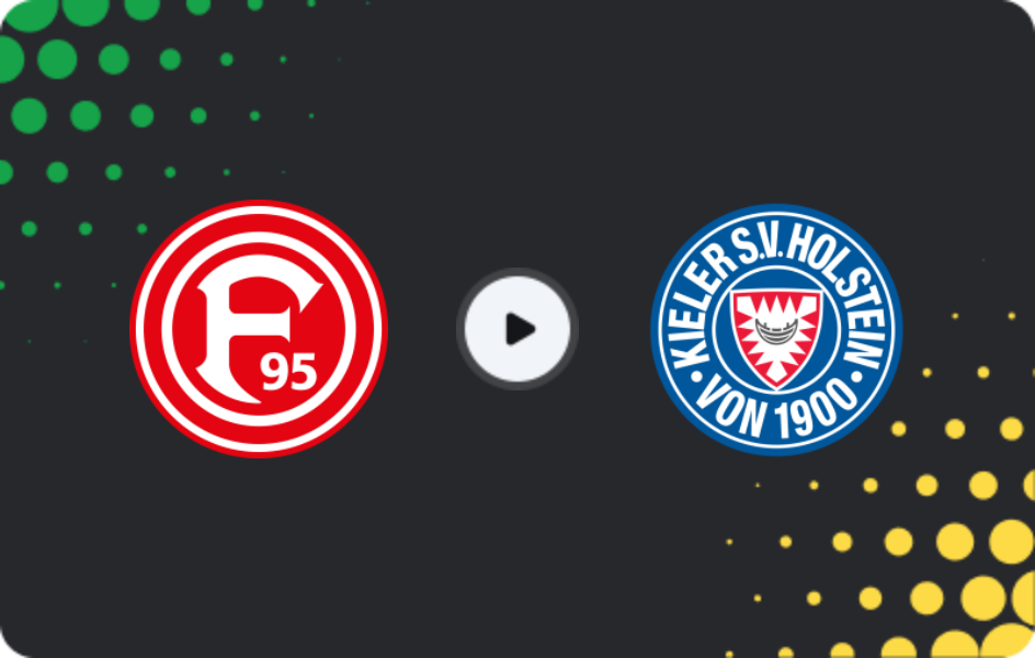 Where to watch Fortuna Düsseldorf — Holstein Kiel, 2. Bundesliga, 10.04.2026