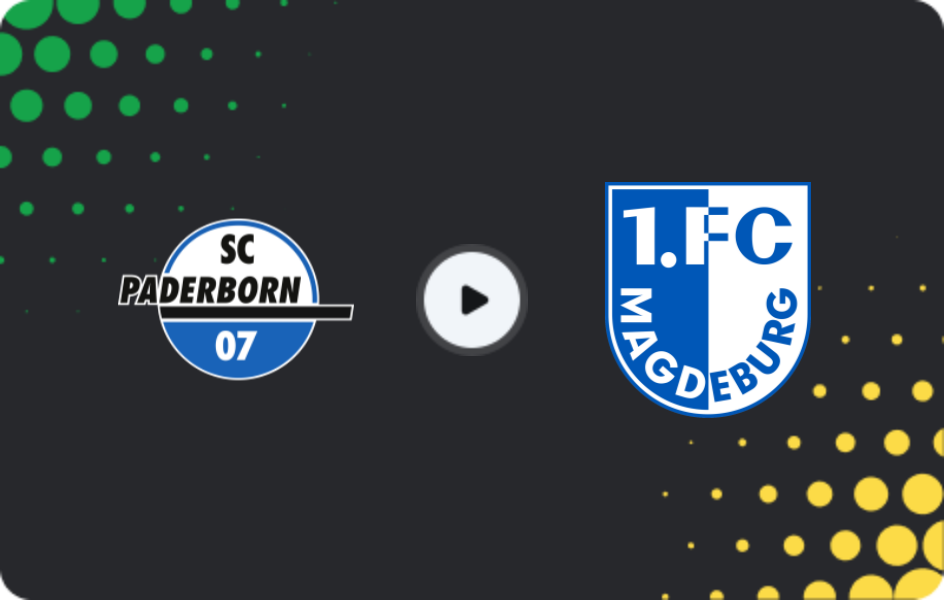 Where to watch Paderborn 07 — Magdeburg, 2. Bundesliga, 10.04.2026