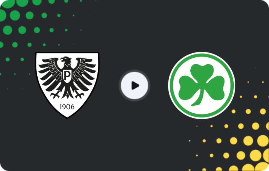 Where to watch Preußen Münster — Greuther Fürth, 2. Bundesliga, 10.04.2026