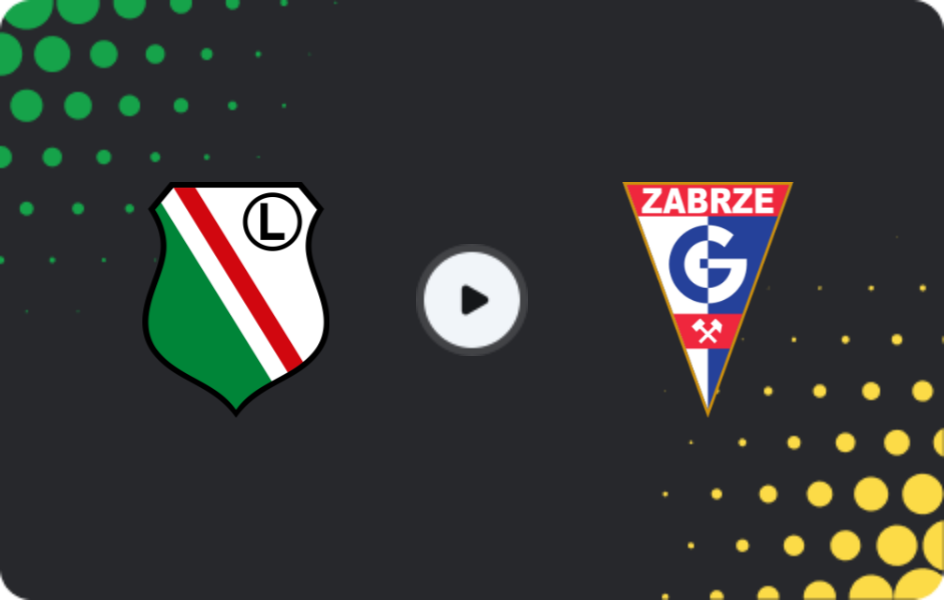 Where to watch Legia Warszawa — Gornik Zabrze, Ekstraklasa, 11.04.2026