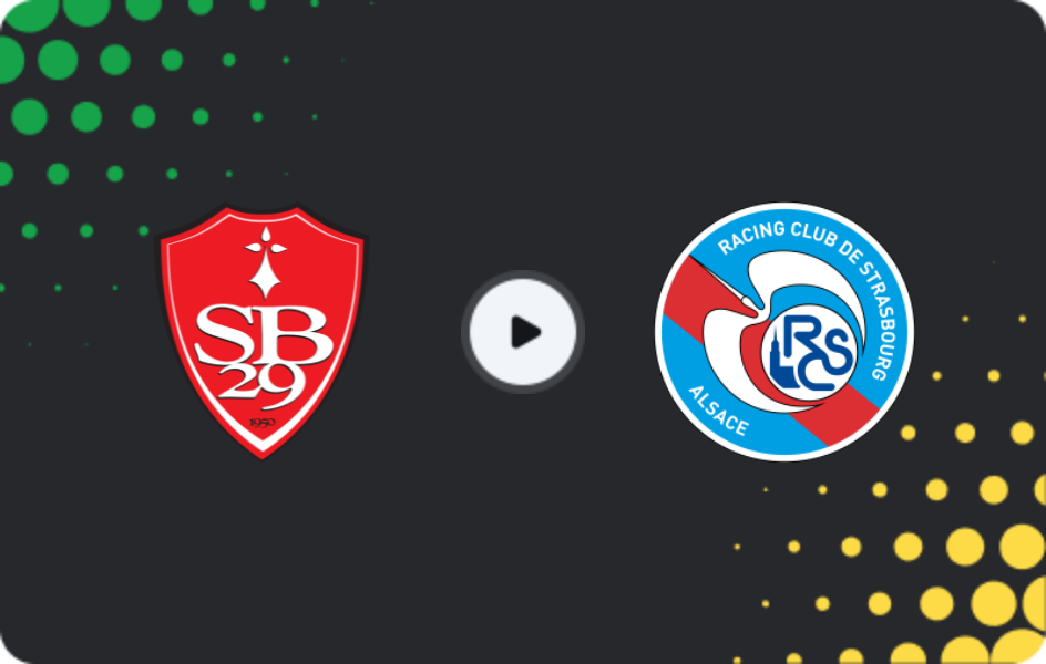 Where to watch Brest — Strasbourg, Ligue 1, 12.04.2026