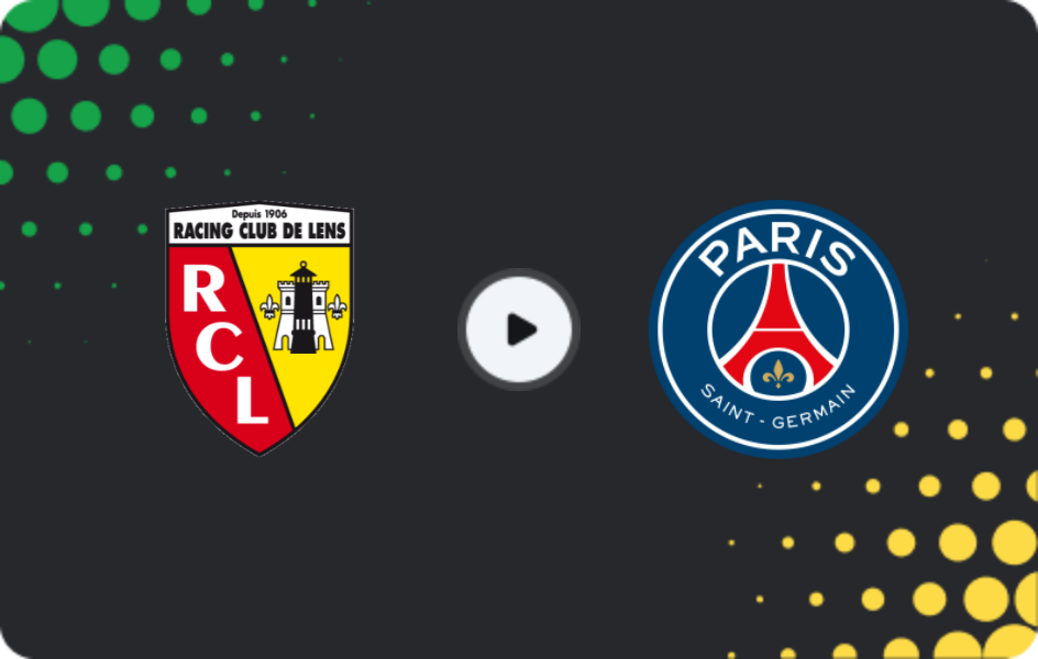 Where to watch Lens — PSG, Ligue 1, 12.04.2026