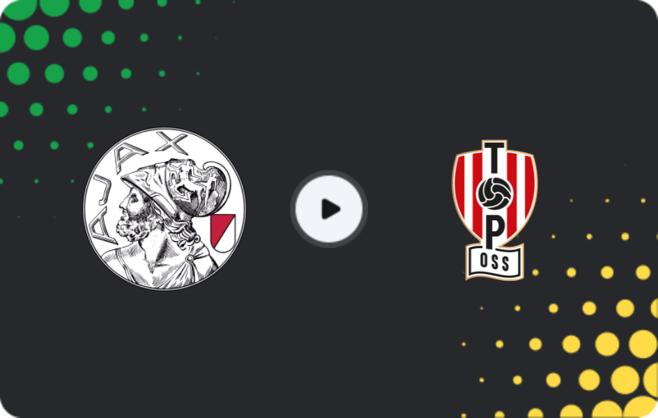 Where to watch Jong Ajax — TOP Oss, Eerste Divisie, 13.04.2026