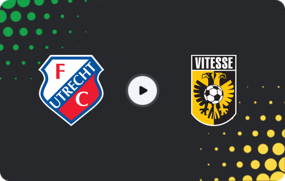 Where to watch Jong Utrecht — Vitesse, Eerste Divisie, 13.04.2026