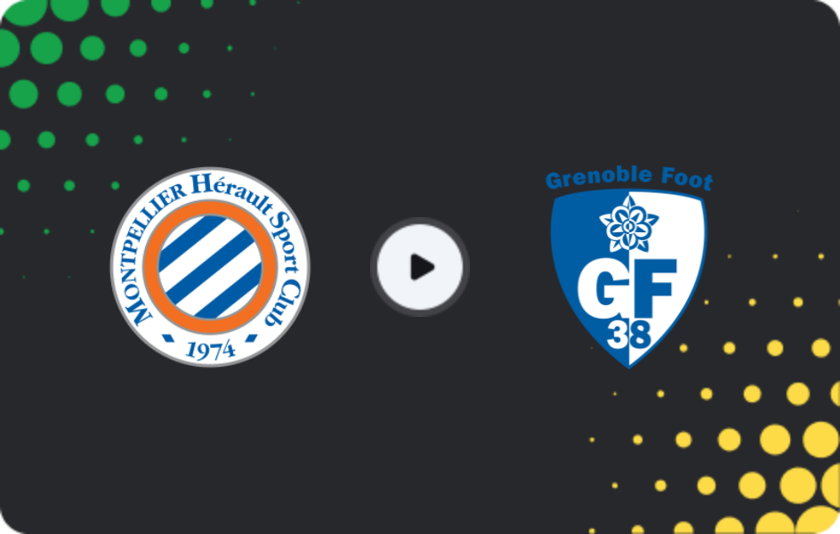 Where to watch Montpellier — Grenoble, Ligue 2, 17.04.2026