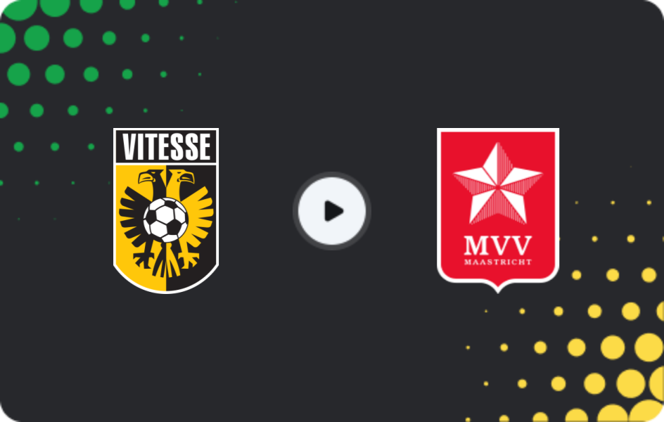 Where to watch Vitesse — MVV, Eerste Divisie, 17.04.2026