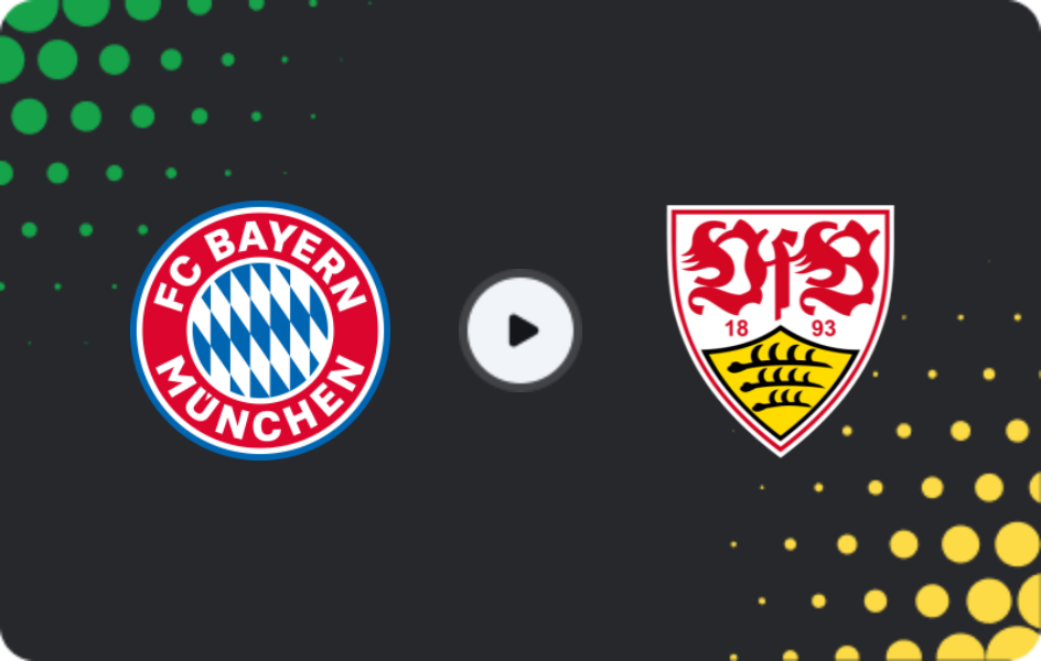 Where to watch Bayern — Stuttgart, Bundesliga, 18.04.2026