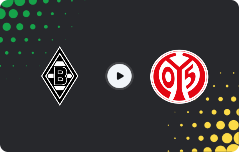 Where to watch Borussia M — Mainz 05, Bundesliga, 18.04.2026