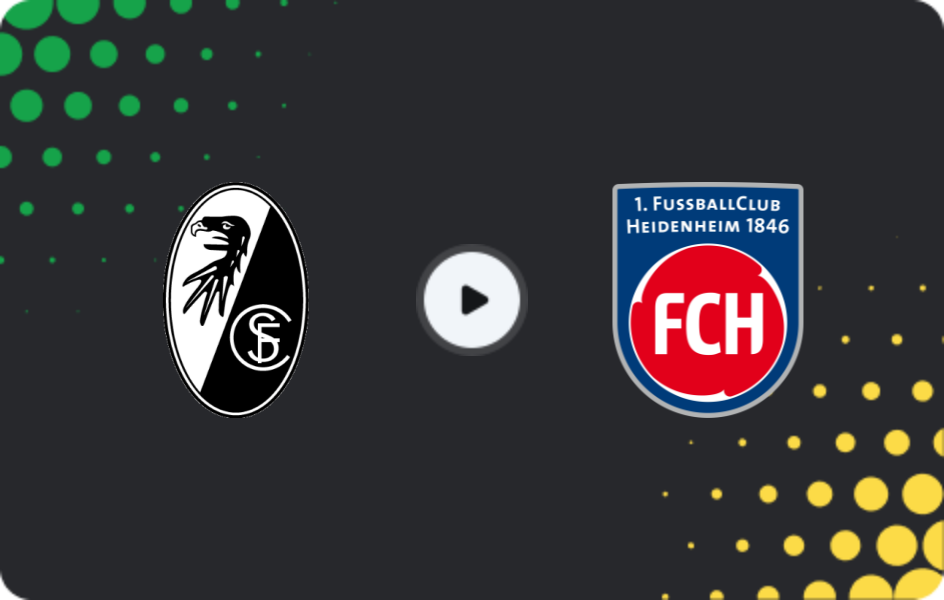 Where to watch Freiburg — Heidenheim, Bundesliga, 18.04.2026