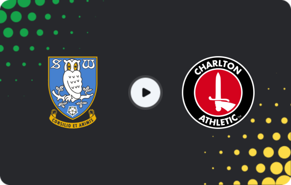 Where to watch Sheffield Wednesday — Charlton Athletic, Championship, 18.04.2026