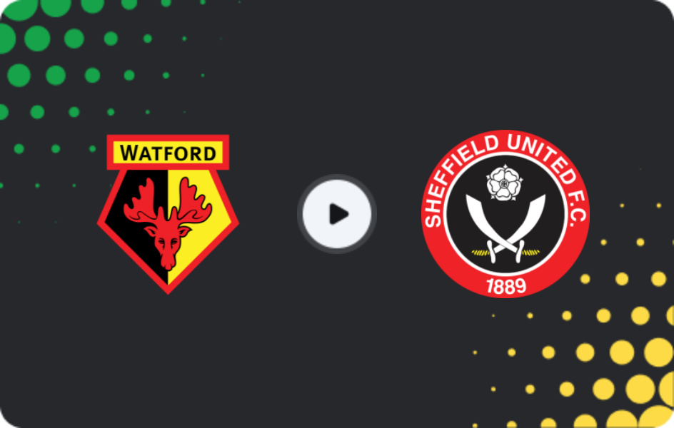 Where to watch Watford — Sheffield United, Championship, 18.04.2026