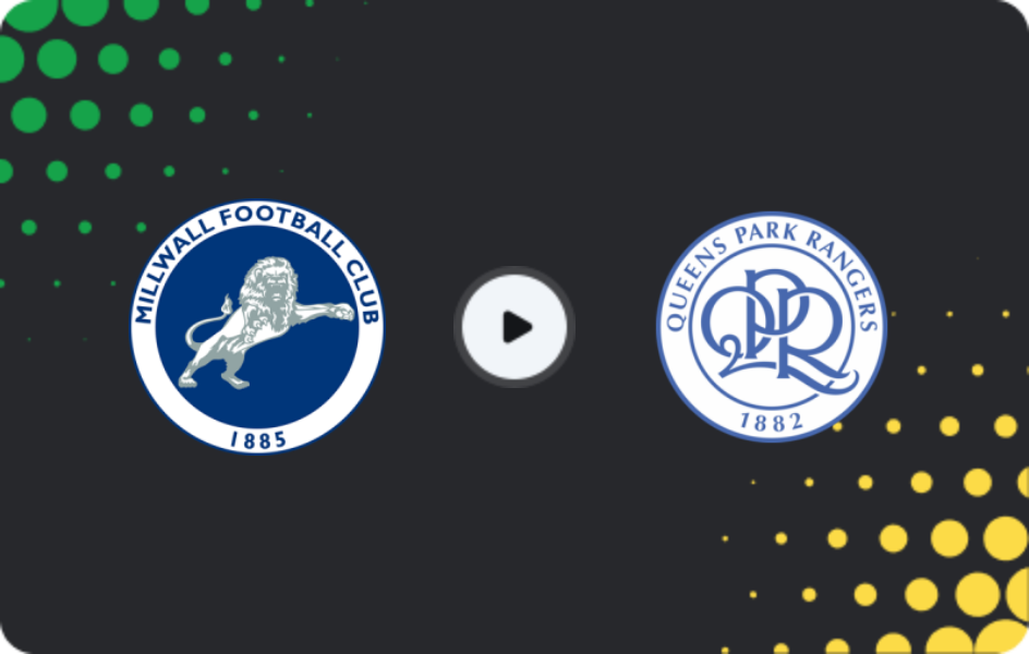Where to watch Millwall — QPR, Championship, 18.04.2026