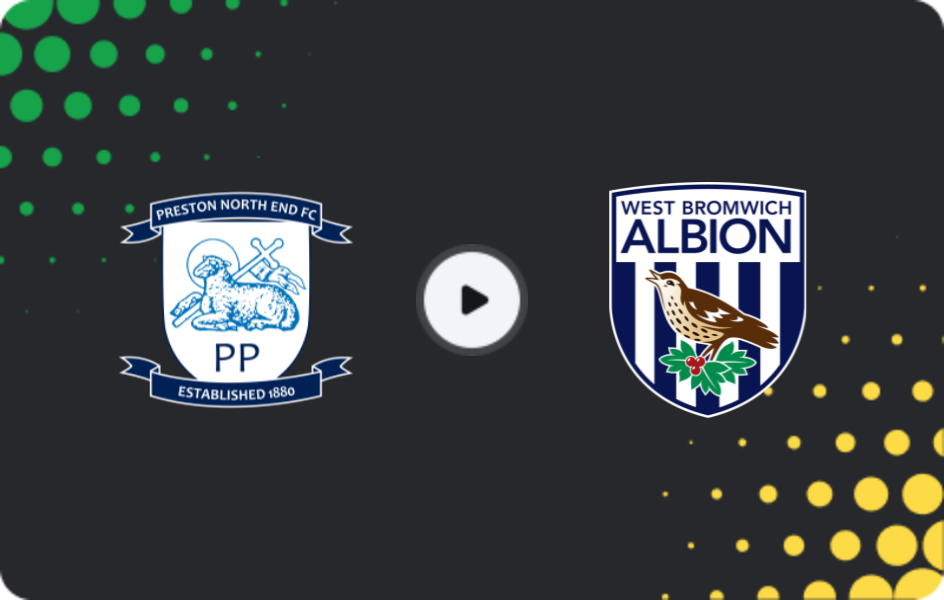 Where to watch Preston — West Bromwich, Championship, 18.04.2026