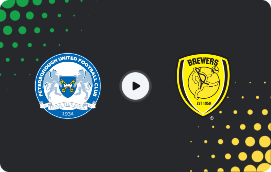 Where to watch Peterborough — Burton Albion, League One, 18.04.2026