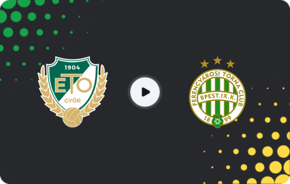 Where to watch Gyor — Ferencvaros, NB I, 18.04.2026
