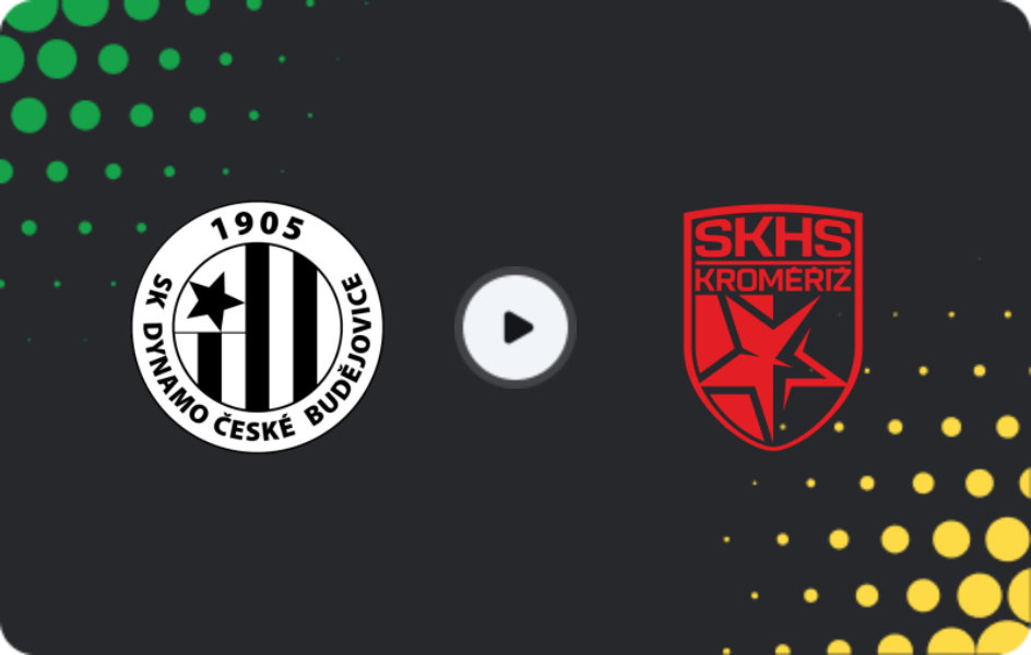 Where to watch České Budějovice — Hanácká Slavia, FNL, 19.04.2026
