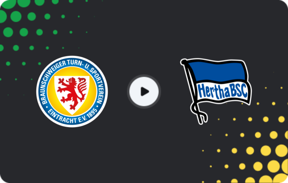 Where to watch Eintracht Braunschweig — Hertha, 2. Bundesliga, 17.04.2026