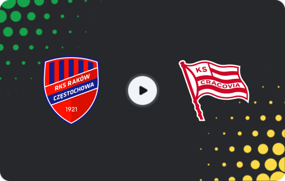 Where to watch Raków — Cracovia, Ekstraklasa, 18.04.2026