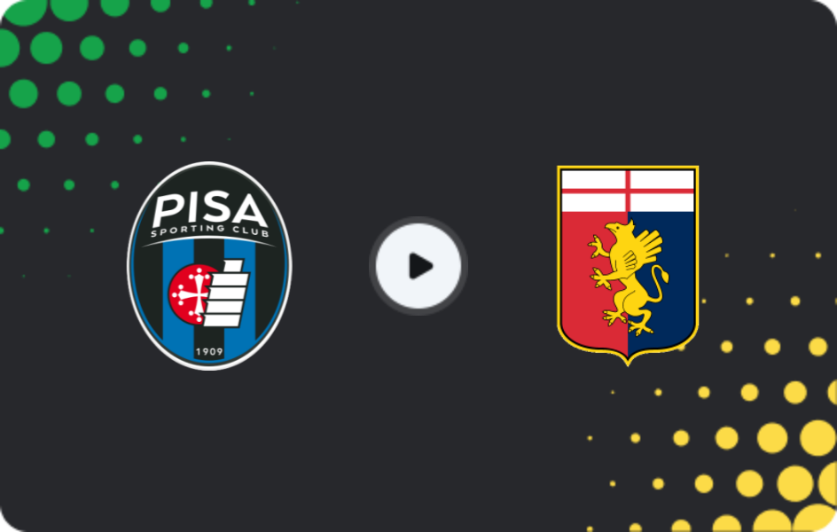 Where to watch Pisa — Genoa, Serie A, 19.04.2026