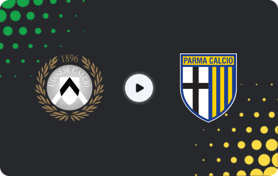 Where to watch Udinese — Parma, Serie A, 19.04.2026