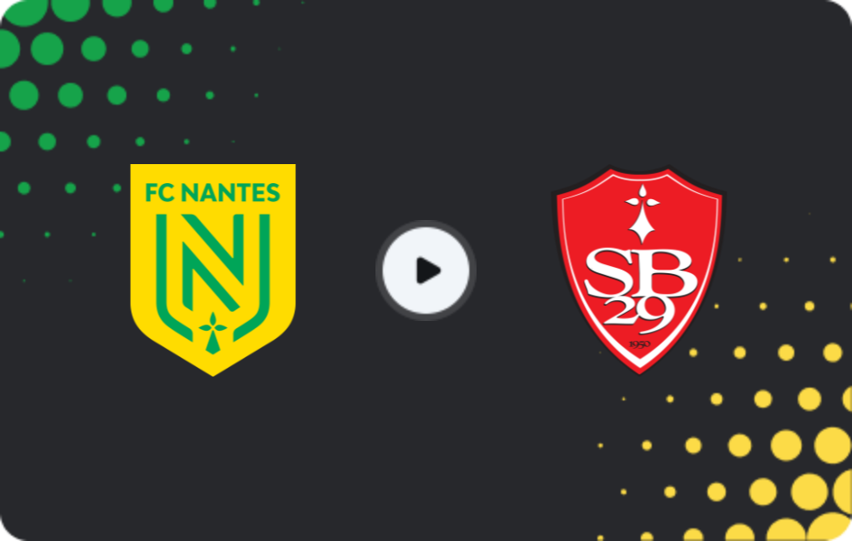 Where to watch Nantes — Brest, Ligue 1, 19.04.2026