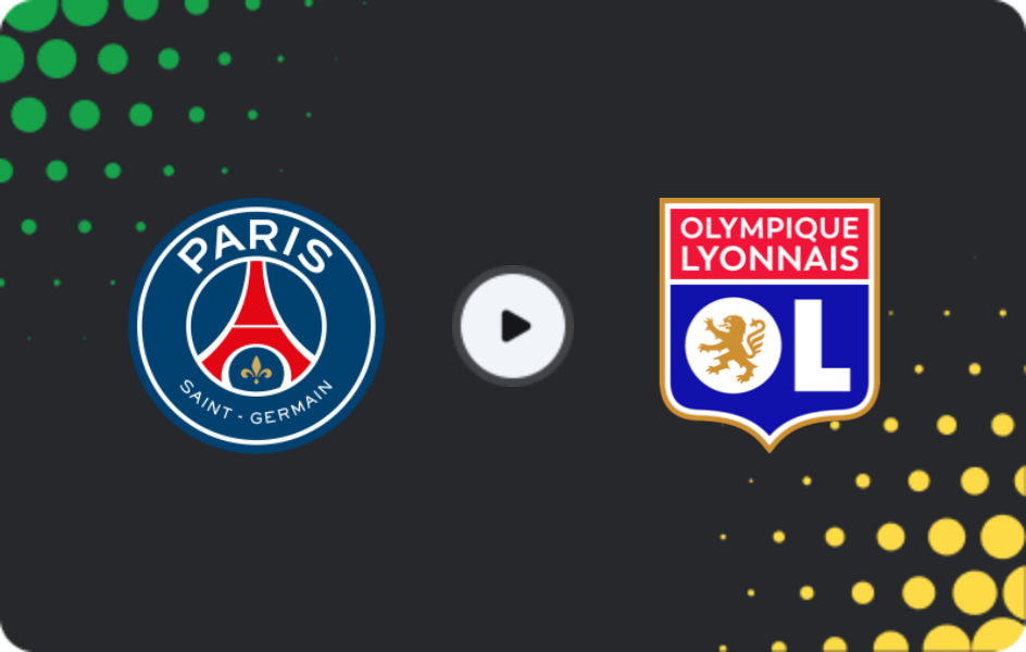 Where to watch PSG — Lyon, Ligue 1, 19.04.2026