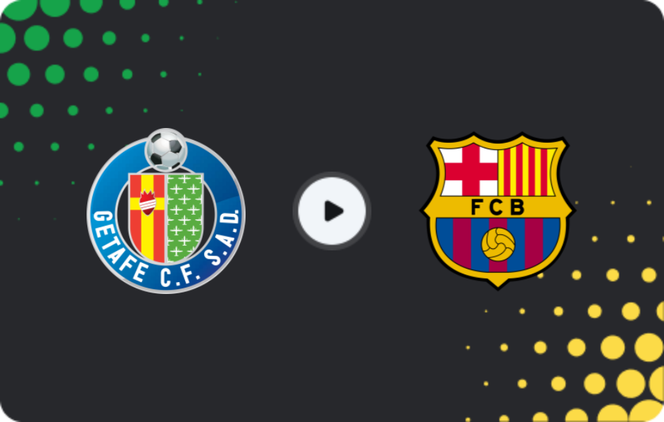 Where to watch Getafe — Barcelona, La Liga, 19.04.2026
