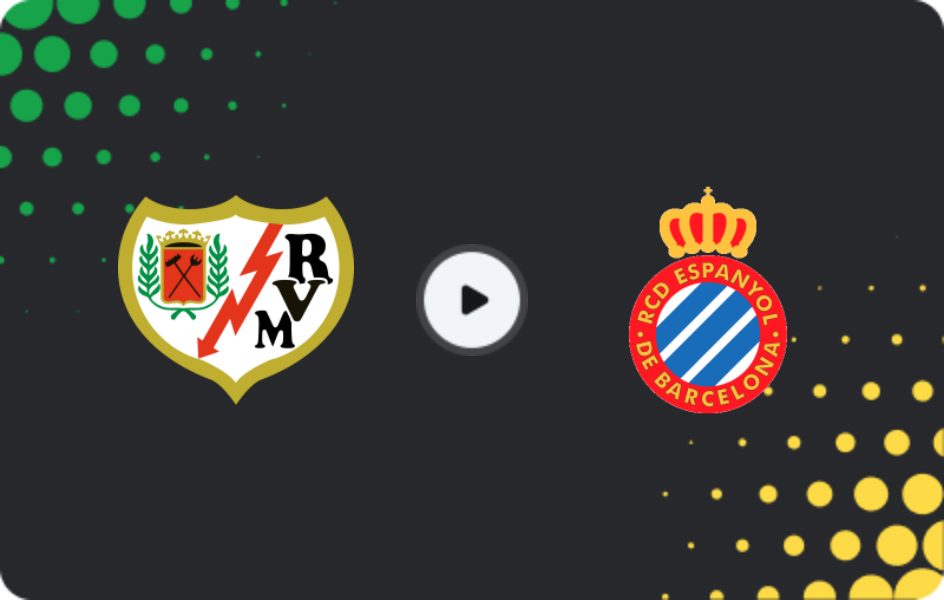 Where to watch Rayo Vallecano — Espanyol, La Liga, 22.04.2026
