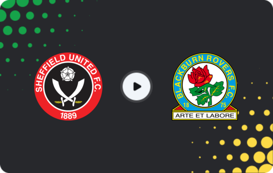 Where to watch Sheffield United — Blackburn Rovers, Championship, 22.04.2026