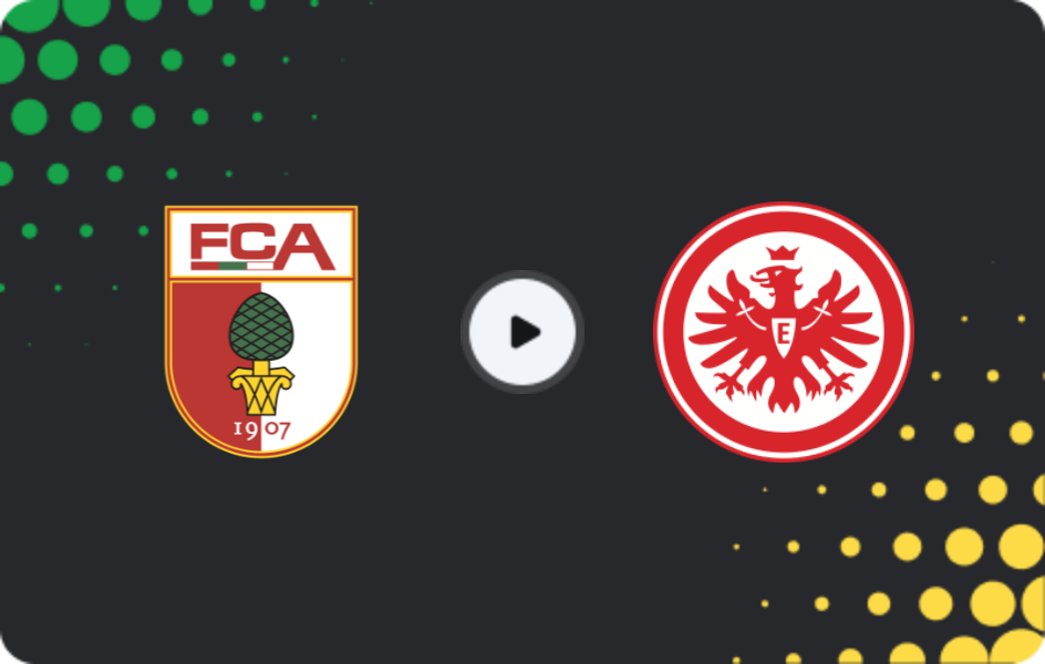 Where to watch Augsburg — Eintracht Frankfurt, Bundesliga, 25.04.2026