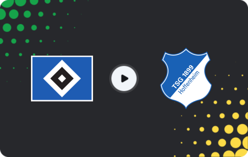 Where to watch Hamburger — Hoffenheim, Bundesliga, 25.04.2026