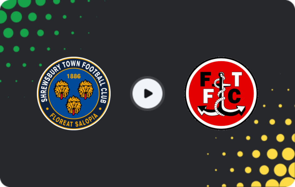 Where to watch Shrewsbury Town — Fleetwood Town, League Two, 25.04.2026