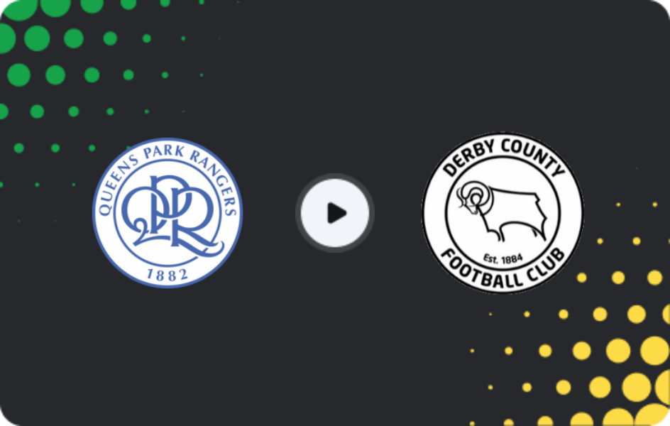 Where to watch QPR — Derby County, Championship, 25.04.2026