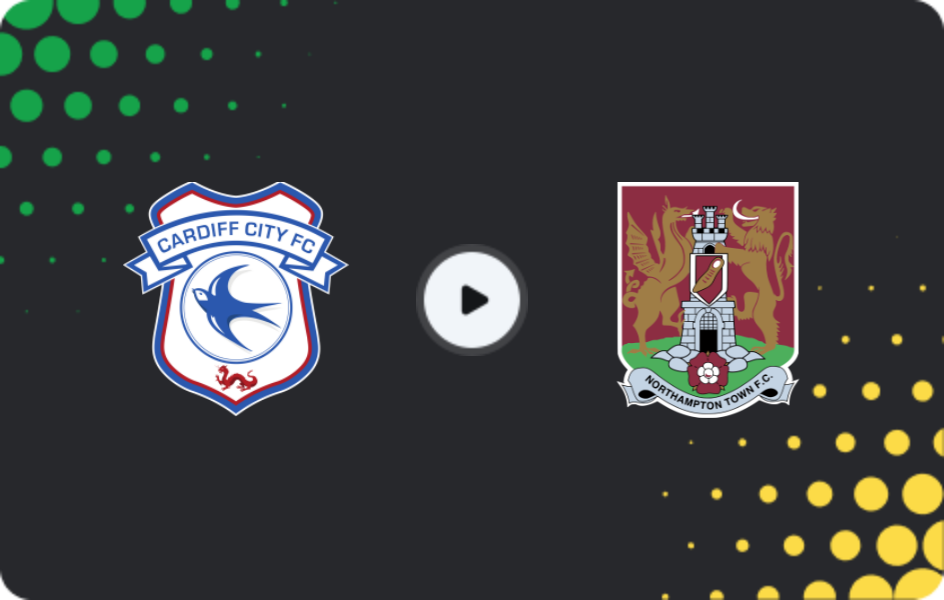 Where to watch Cardiff City — Northampton, League One, 25.04.2026