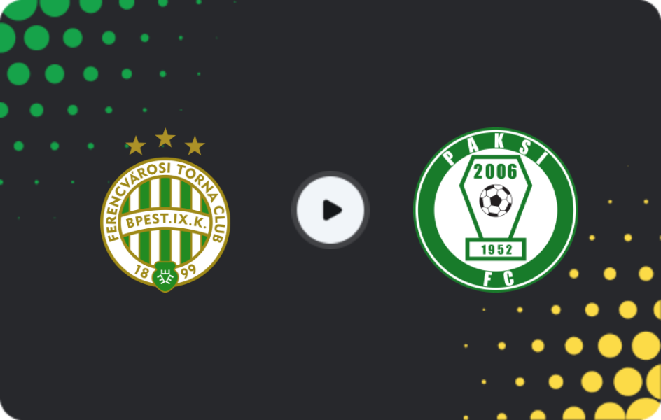 Where to watch Ferencvaros — Paks, NB I, 25.04.2026