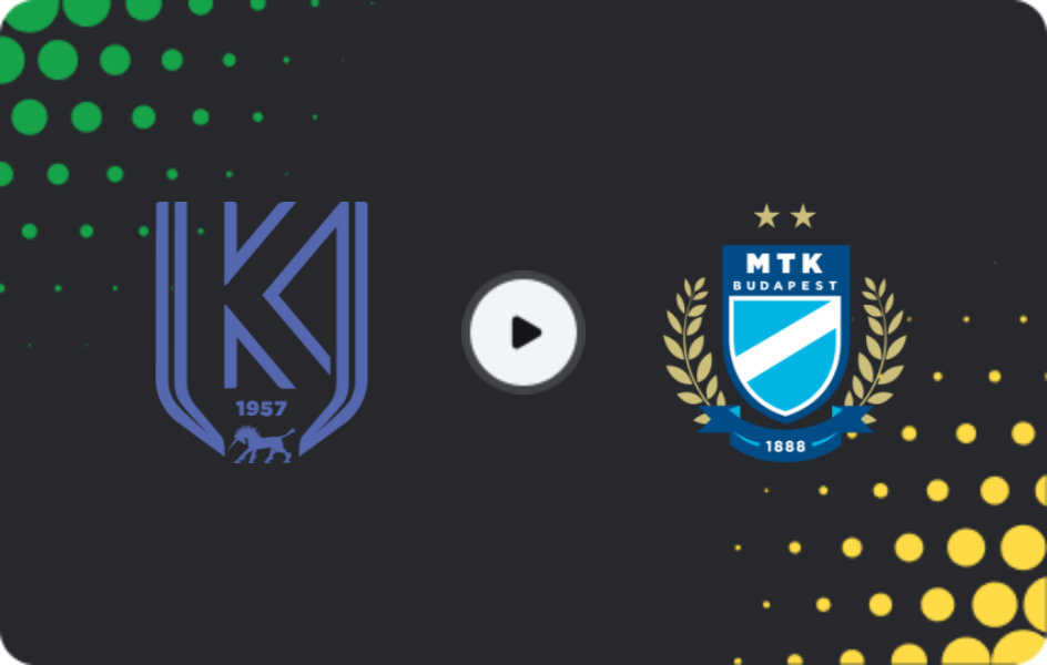 Where to watch Kazincbarcikai — MTK Budapest, NB I, 25.04.2026