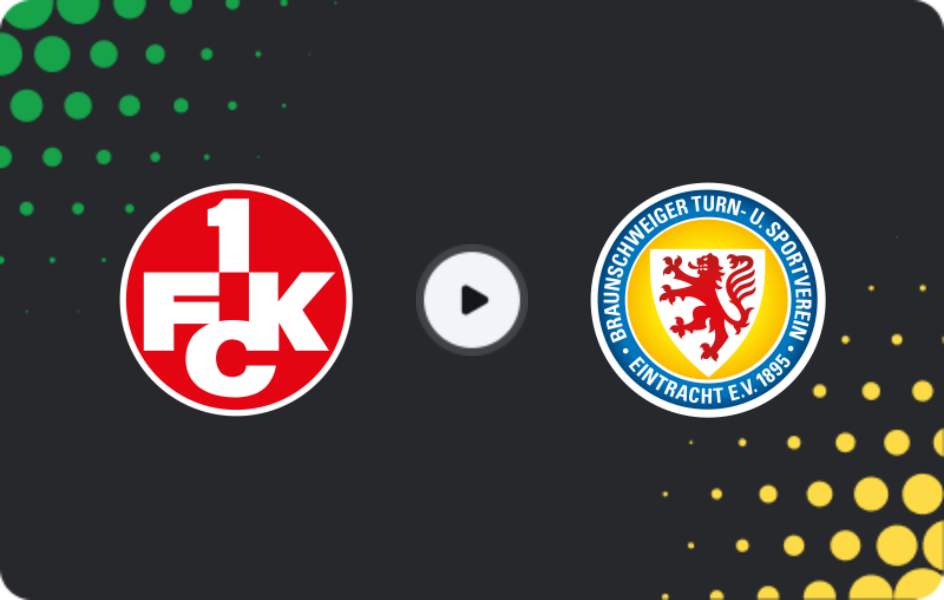 Where to watch Kaiserslautern — Eintracht Braunschweig, 2. Bundesliga, 24.04.2026