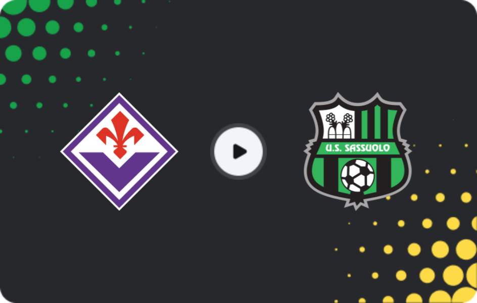 Where to watch Fiorentina — Sassuolo, Serie A, 26.04.2026