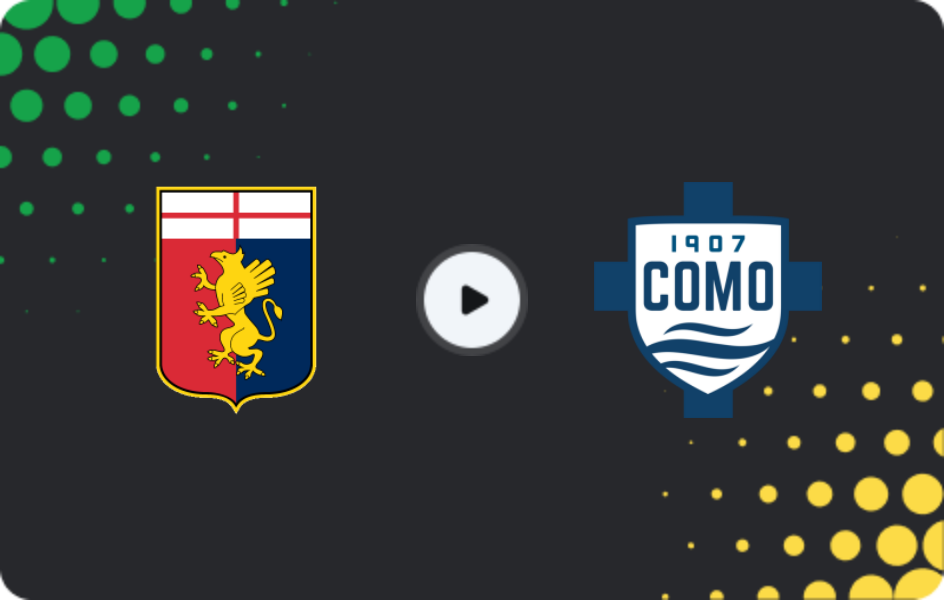 Where to watch Genoa — Como, Serie A, 26.04.2026