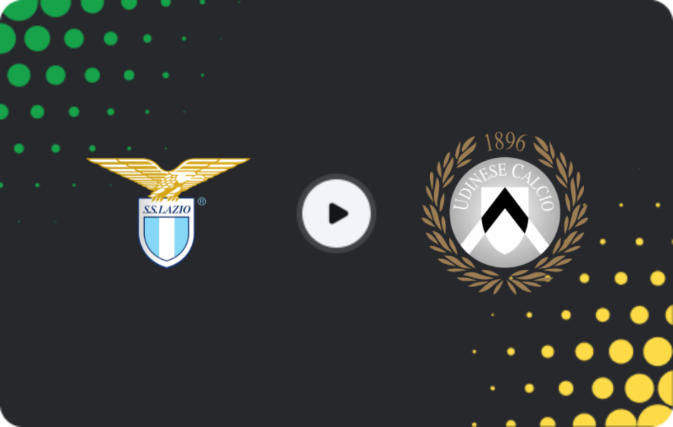 Where to watch Lazio — Udinese, Serie A, 26.04.2026