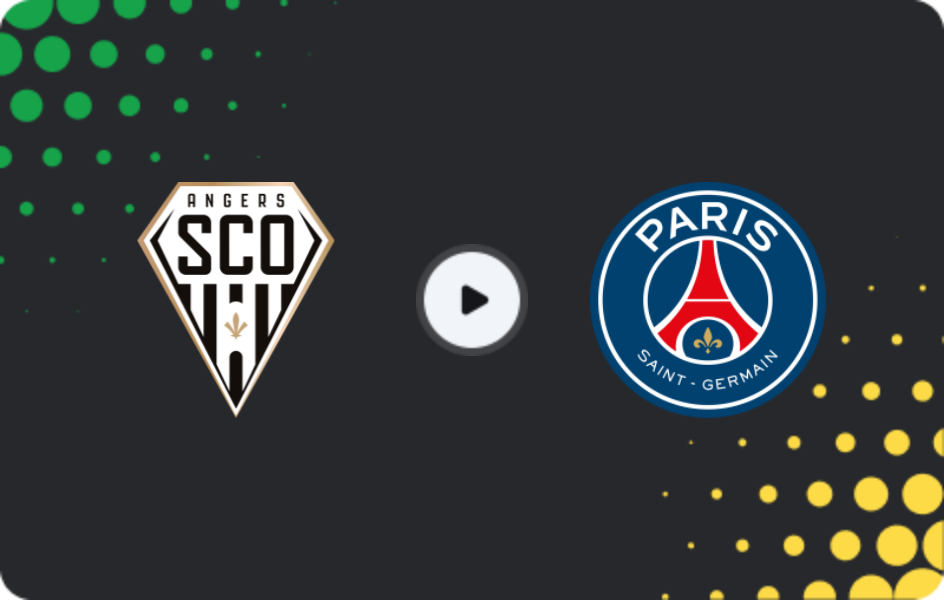 Where to watch Angers — PSG, Ligue 1, 26.04.2026