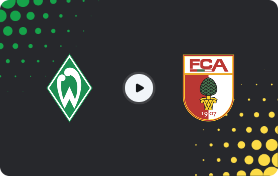 Where to watch Werder Bremen — Augsburg, Bundesliga, 02.05.2026