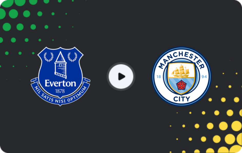 Where to watch Everton — Manchester City, Premier League, 02.05.2026